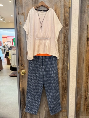 8.5㌉ジャガードデニム ワークパンツ