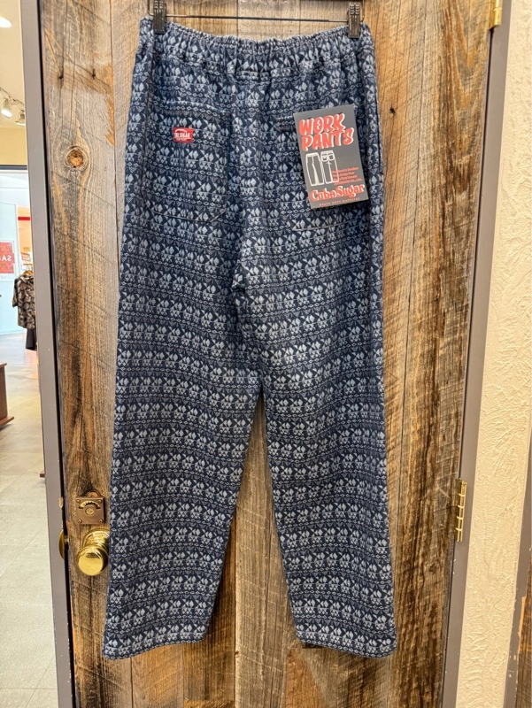 8.5㌉ジャガードデニム ワークパンツ