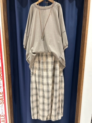 ラグランランタンスリーブT