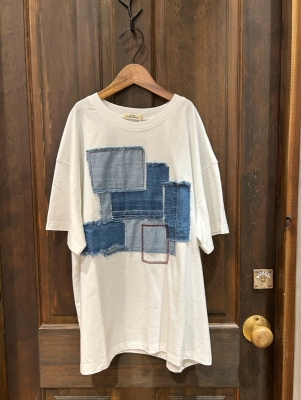 Denim パッチワークモチーフＴ
