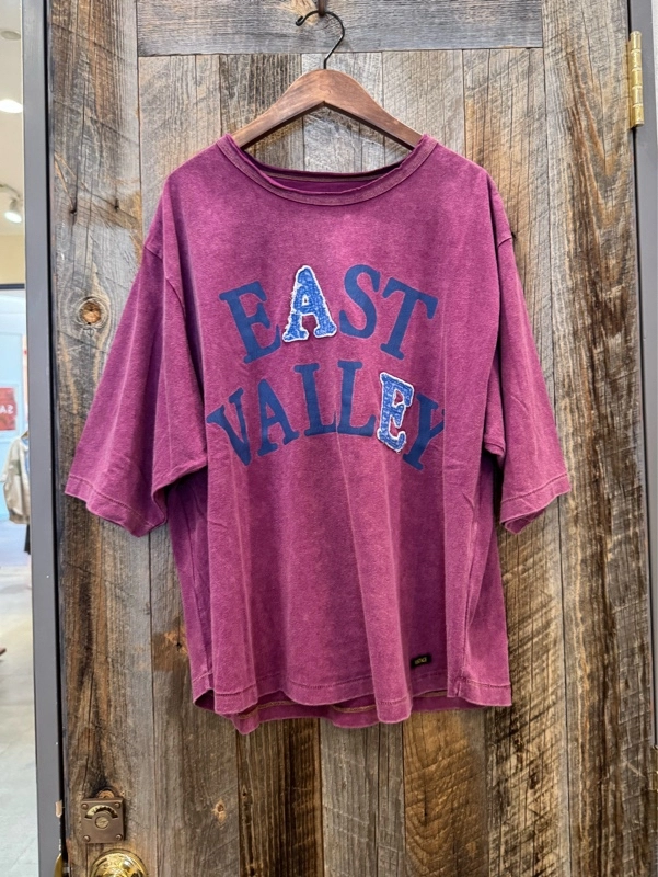 〇21/-天竺ケミカル加工 ロゴパッチTシャツ〇