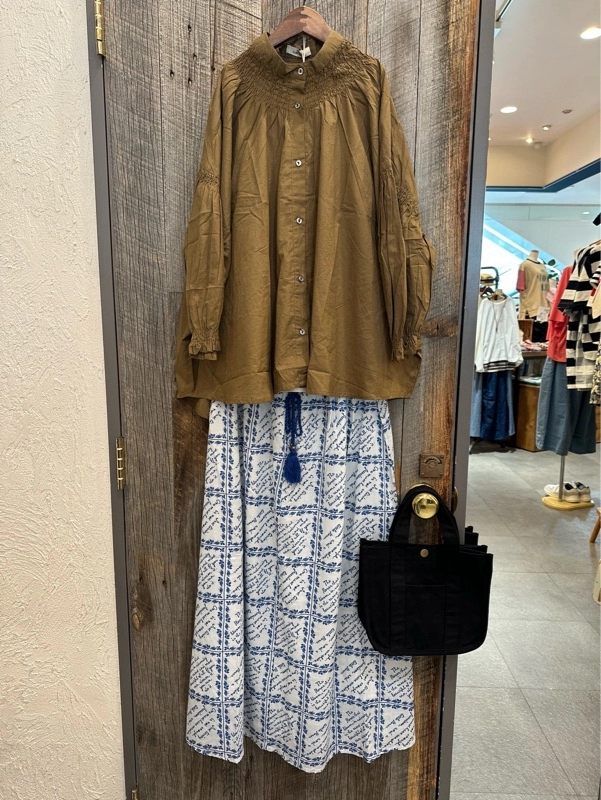 インドキャンブリックシャーリングブラウス♪