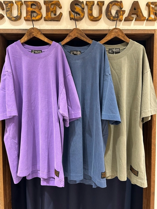 ピグメント染Big Tシャツ！