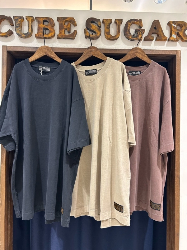 ピグメント染Big Tシャツ！