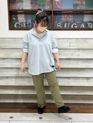 ヘンリーネックプルオーバー♡