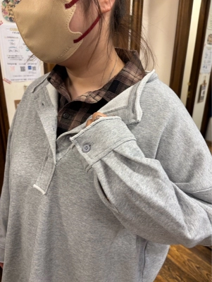 ヘンリーネックプルオーバー♡