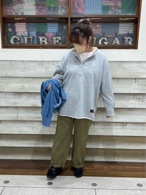 ヘンリーネックプルオーバー♡