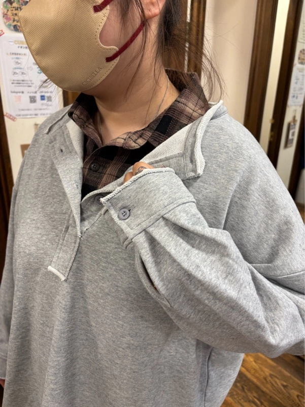 ヘンリーネックプルオーバー♡