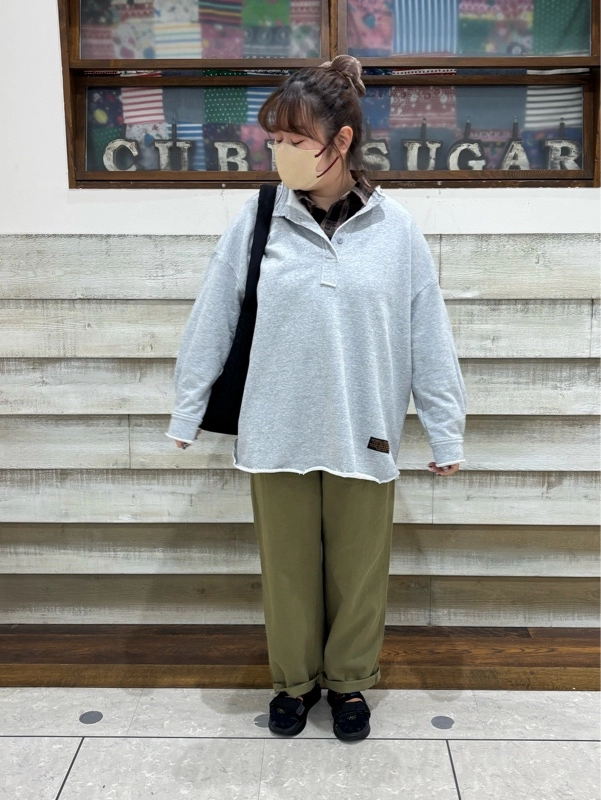 ヘンリーネックプルオーバー♡