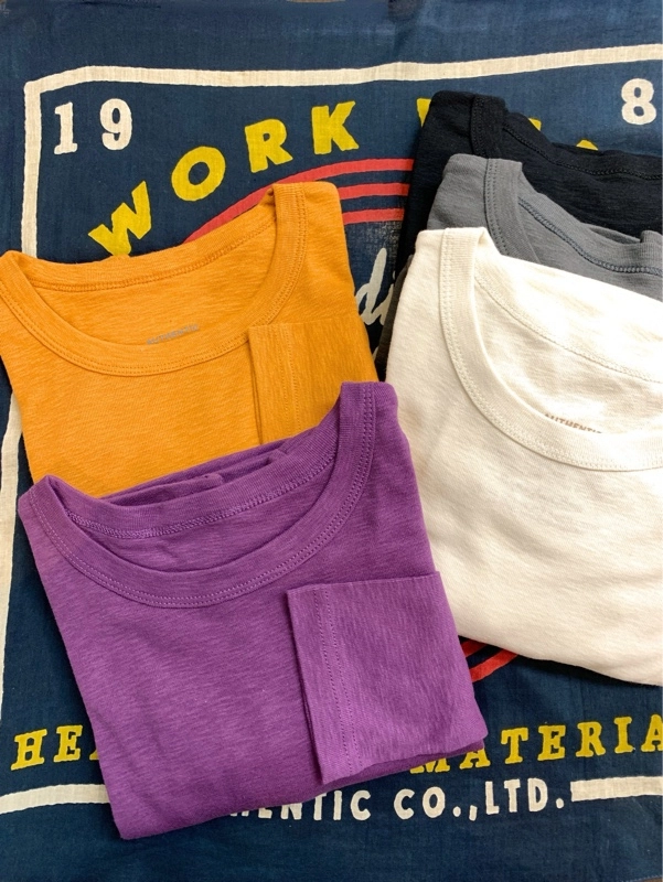 フライス無地クルー入荷☆