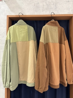 配色切替ZipUpブルゾン