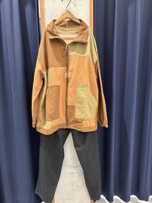配色切替ZipUpブルゾン