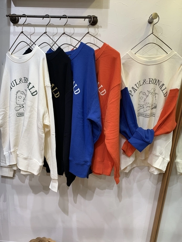 ガーゼ裏毛ロングスリーブプルオーバー