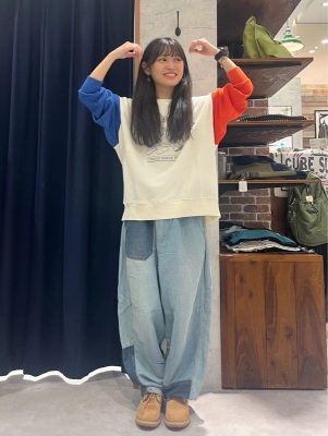 スラブデニムパンツ