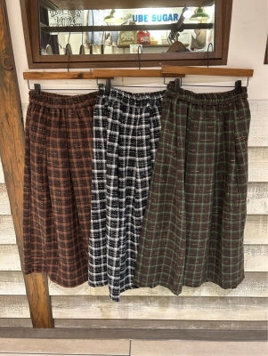 チェックスカート入荷！