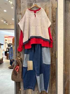 ✦✦ 10.5㌉デニム リメイク風コクーンパンツ ✦✦