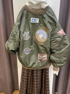 中綿ナイロンMA-1