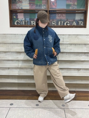 あったかデニムジャケット♡