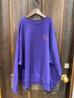 裏毛裏起毛BIGクループルオーバー