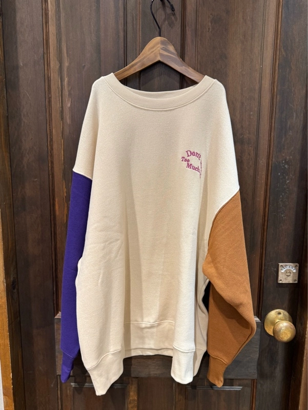 裏毛裏起毛BIGクループルオーバー