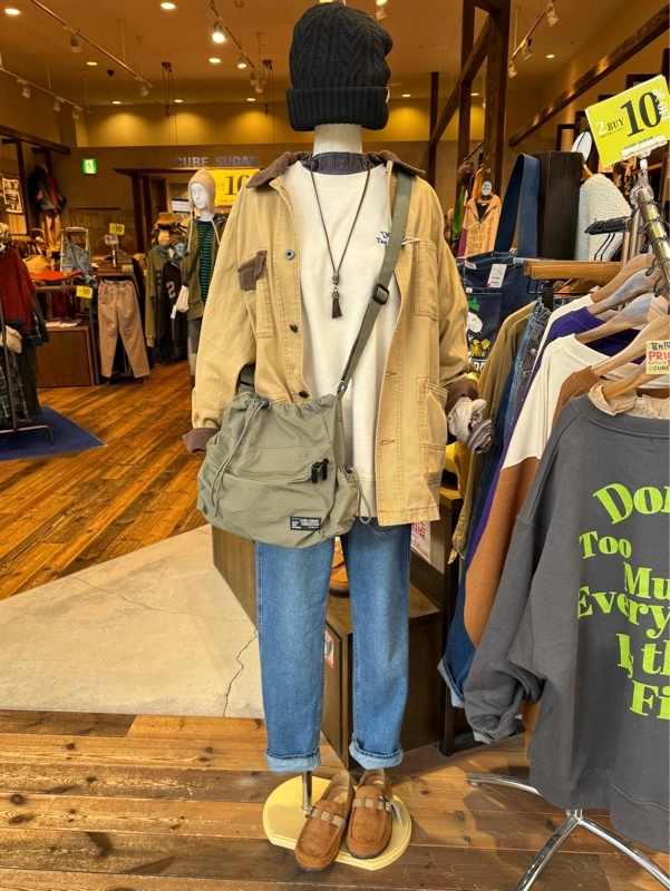 裏毛裏起毛BIGクループルオーバー