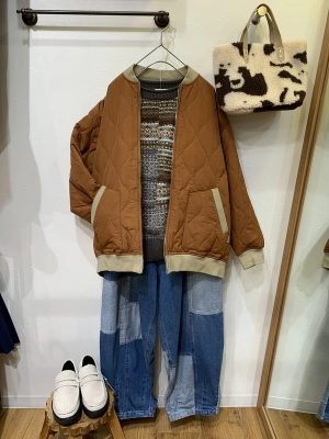 中綿キルトミリタリーブルゾン☻