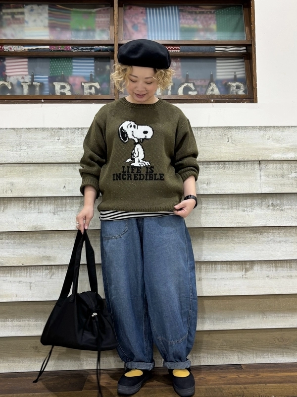 PEANUTS スヌーピーコーデ