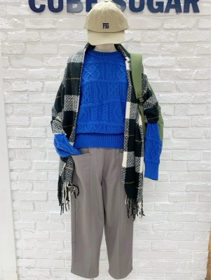 アラン柄ニット☆