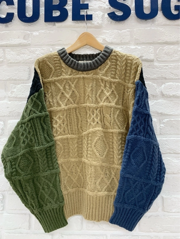 アラン柄ニット☆