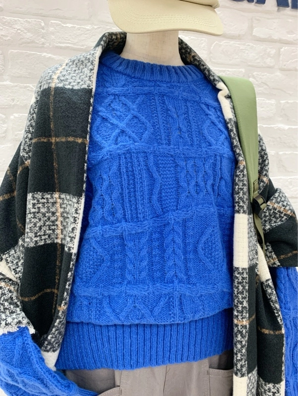 アラン柄ニット☆