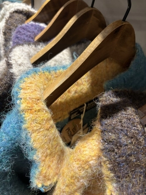 1/4.6ループヤーン ハーフジッププルオーバー