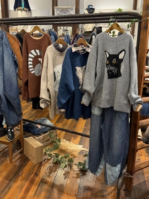 アニマル柄ニット