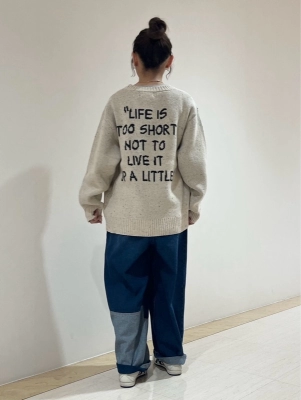 スヌーピーニット×ボアベスト