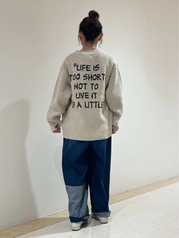 スヌーピーニット×ボアベスト