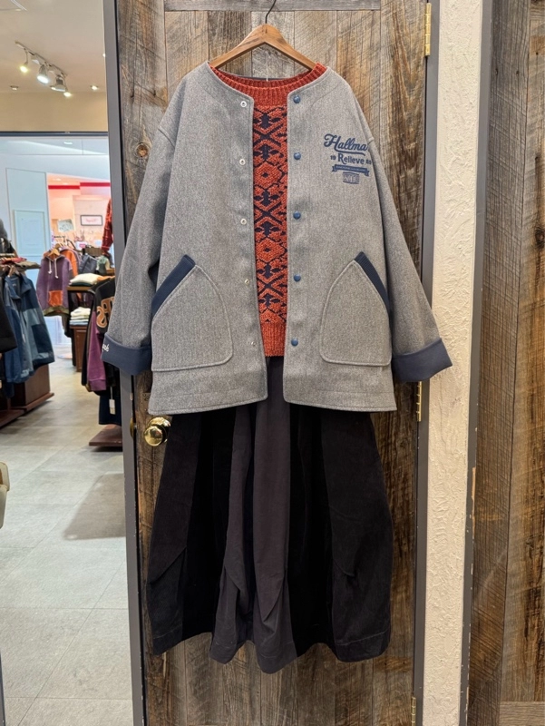 ◎モール ジャガードニット ラグランプルオーバー 