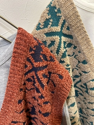 モールジャガードVネックベスト