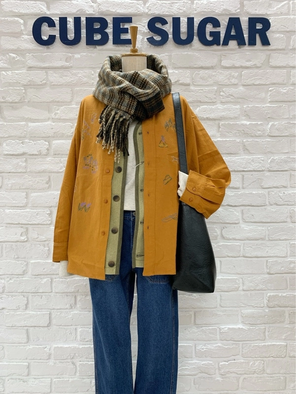 刺繍BIGシャツ☆