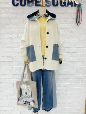 デニム×ニット☆