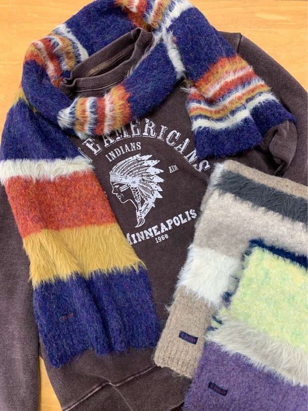 ループ×シャギー マフラー☆