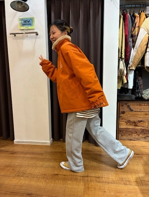 ナイロン裏ボアジャケット