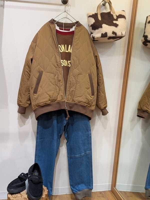 アンチピリングKnit×裏毛リバーシブルラグランプルオーバー