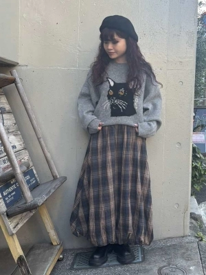 黒猫ニットが可愛すぎる♡