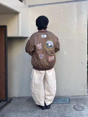 MA-1×バルーンパンツ！