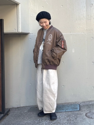 MA-1×バルーンパンツ！