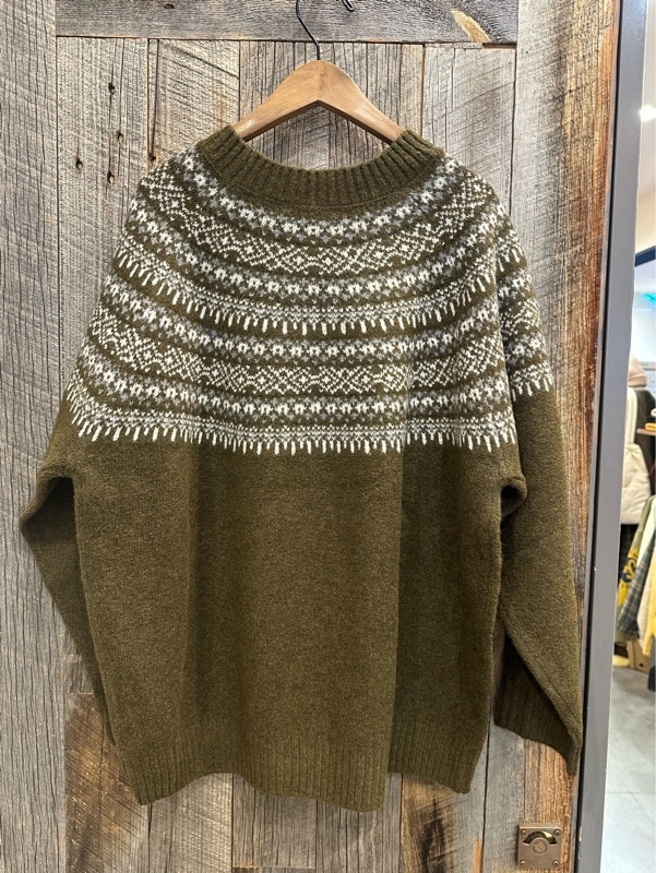 求心ニットラグランプルオーバー