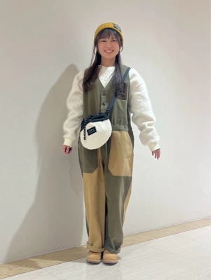 もこもこ×サロペット