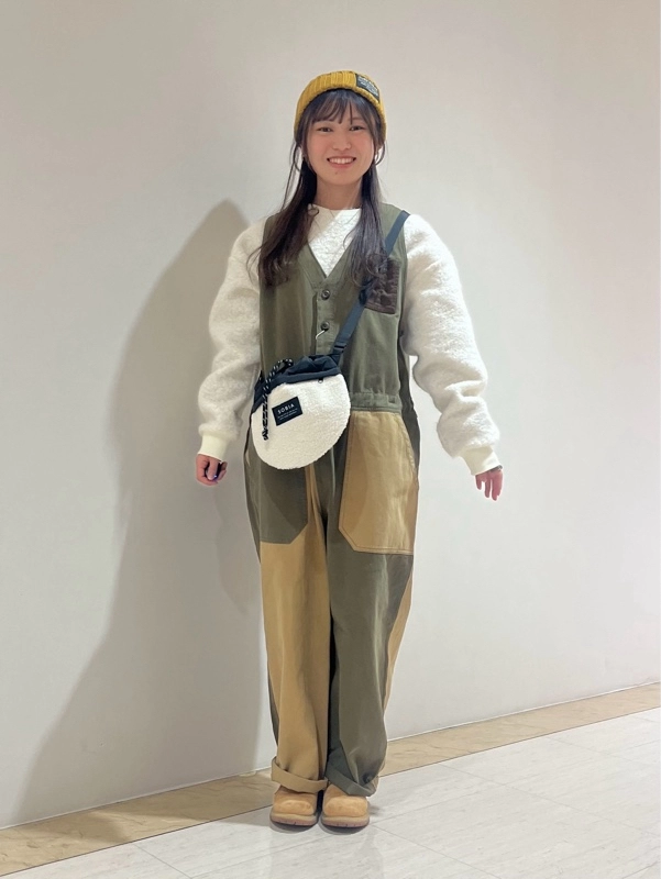 もこもこ×サロペット