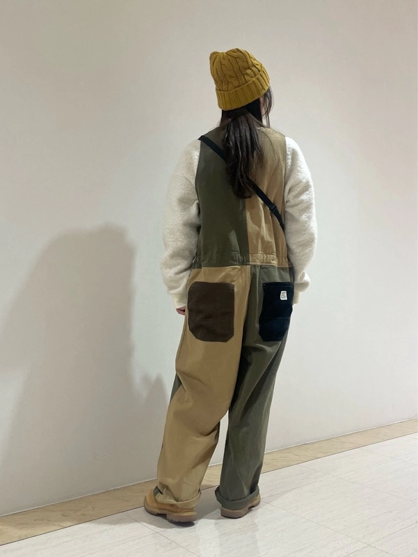 もこもこ×サロペット