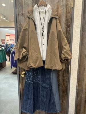 バルーンスリーブワイドジャケット！