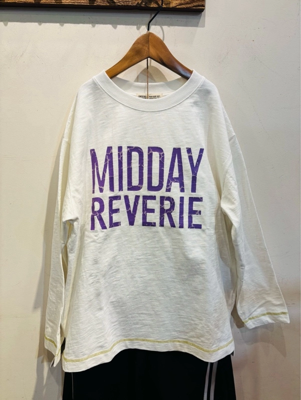 10/-スラブ天竺 クルーネック ロングTシャツ